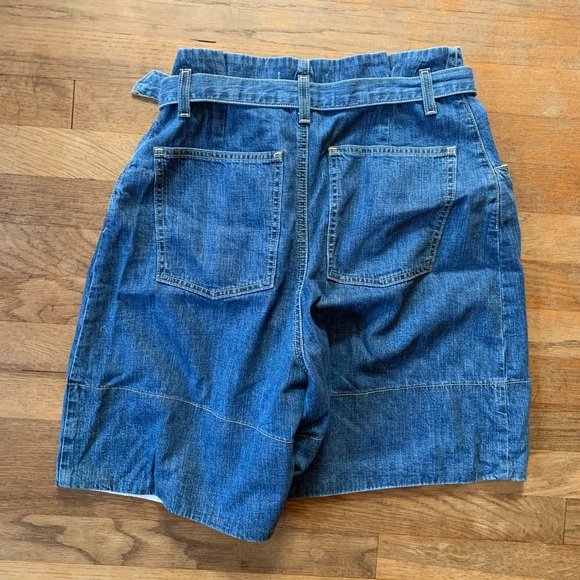 RACHEL COMEY IROLO DENIM PAPER BAG SHORTS - Picture 9 of 11